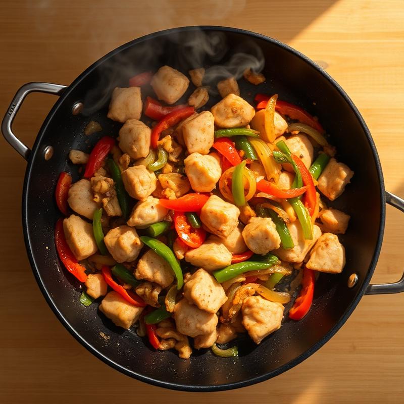 Chicken & Pepper Stir Fry