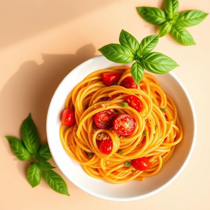 15-Minute Tomato Basil Pasta